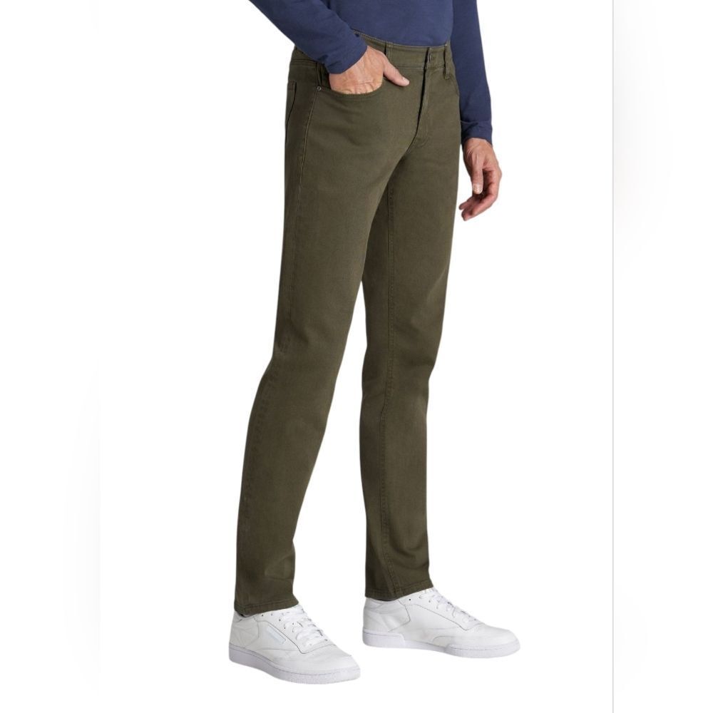 American Tall Carman Tapered Fit Olive Green Wash Size 34/36